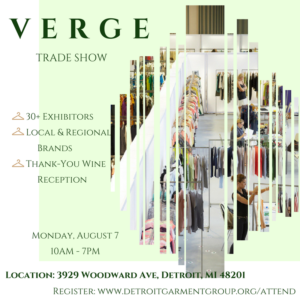 VERGE Trade Show for fashion designers in Detroit