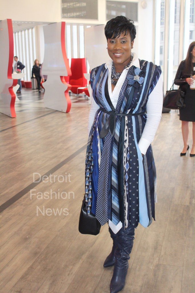 April Sutton Wears Tie Dress from Fit 2B Tied Collection, by June Sutton