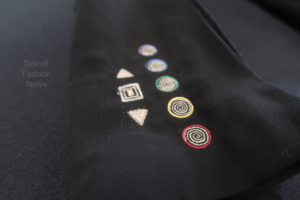 Status Notification Jacket with Sewn Textile Buttons
