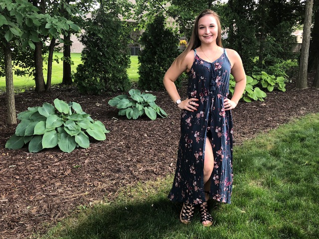 Blue Slip Sundress