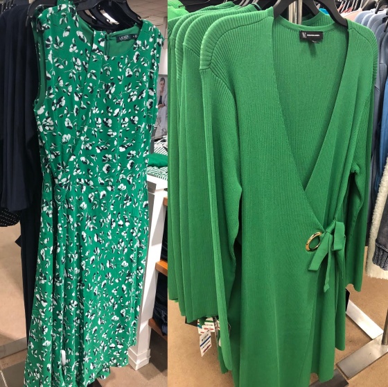 green dresses