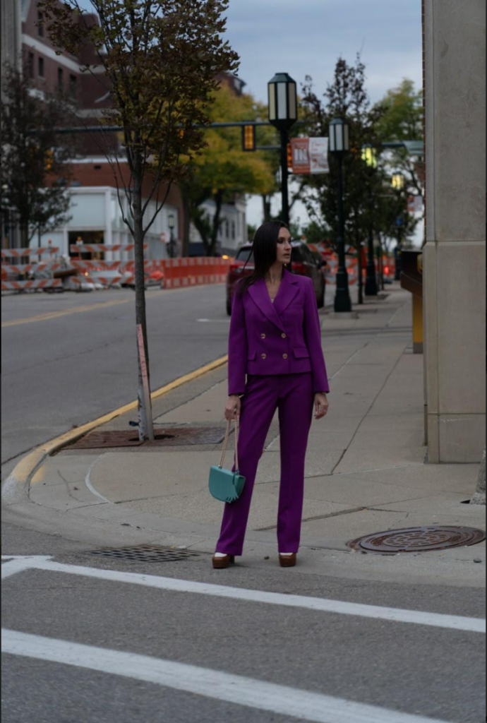 purple clothes