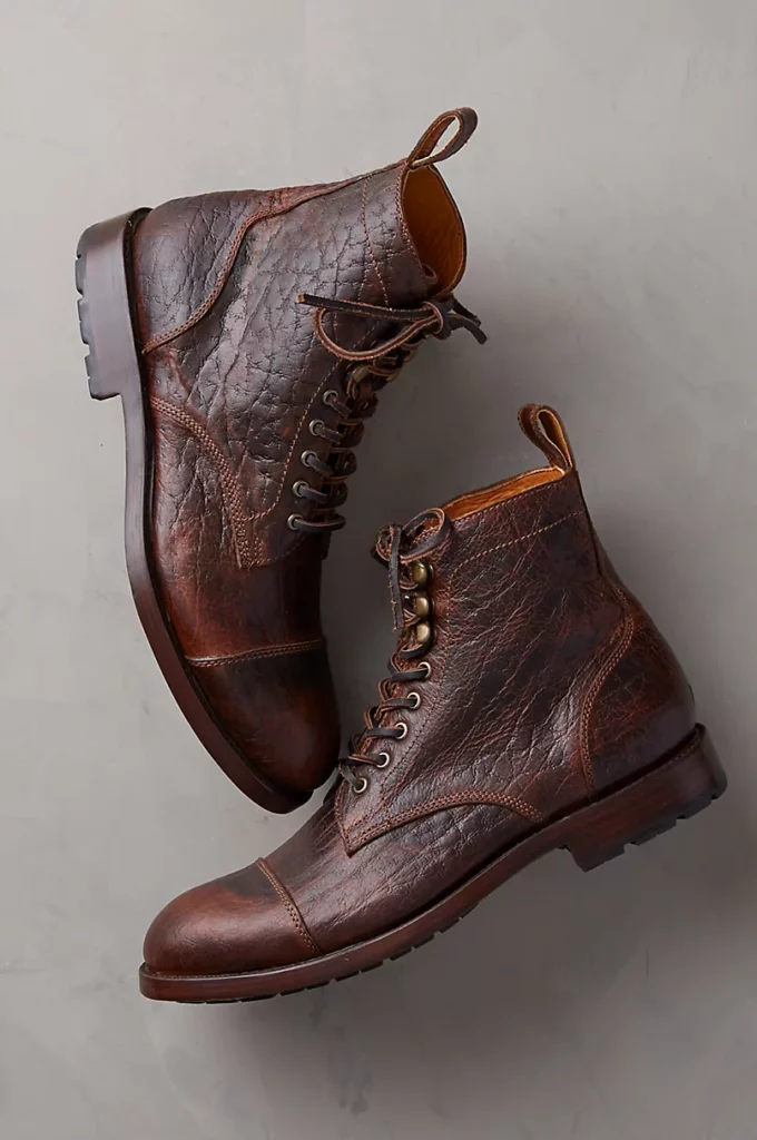 Bison skin boots best sale